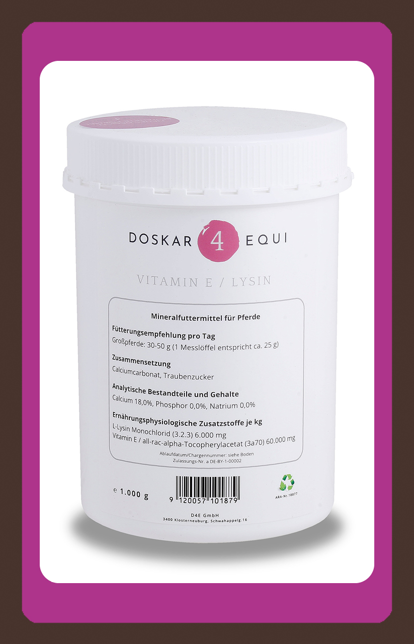 Produkt Muskulatur Vitamine Pferd Doskar4Equi